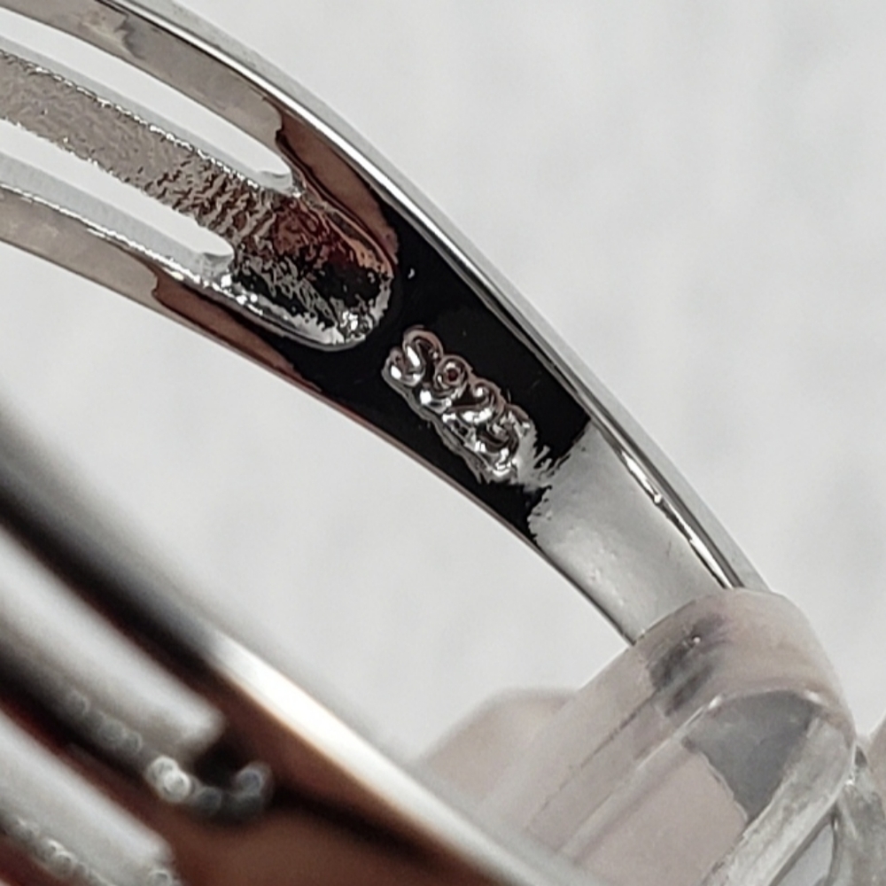 Morganite And Bezel Set Spinel Ring - Picture 6 of 8